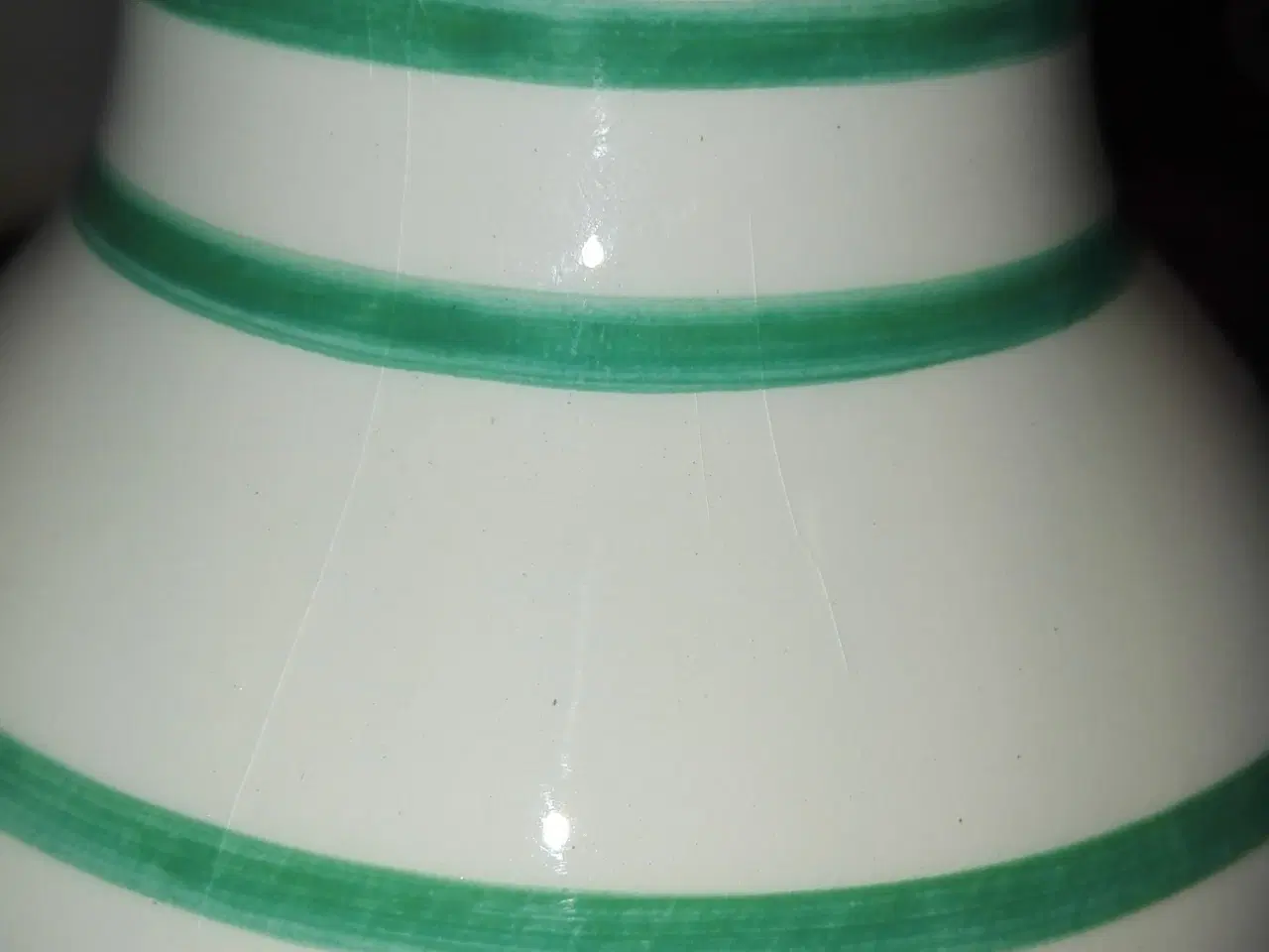 Billede 1 - Kähler vase 12,5 cm smalle striber