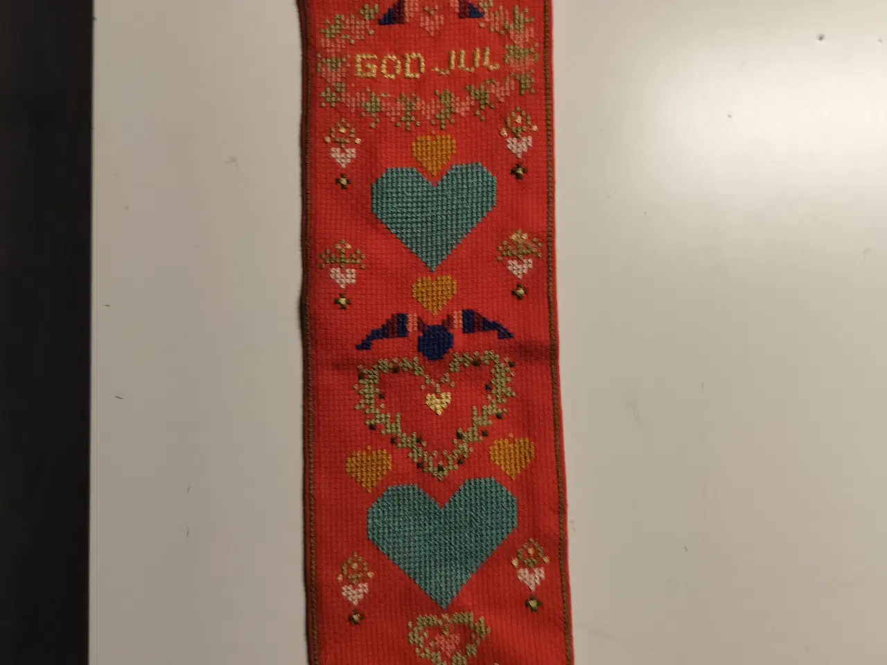 Billede 3 - julepynt gammelt jule klokkestreng 40 x 11 cm