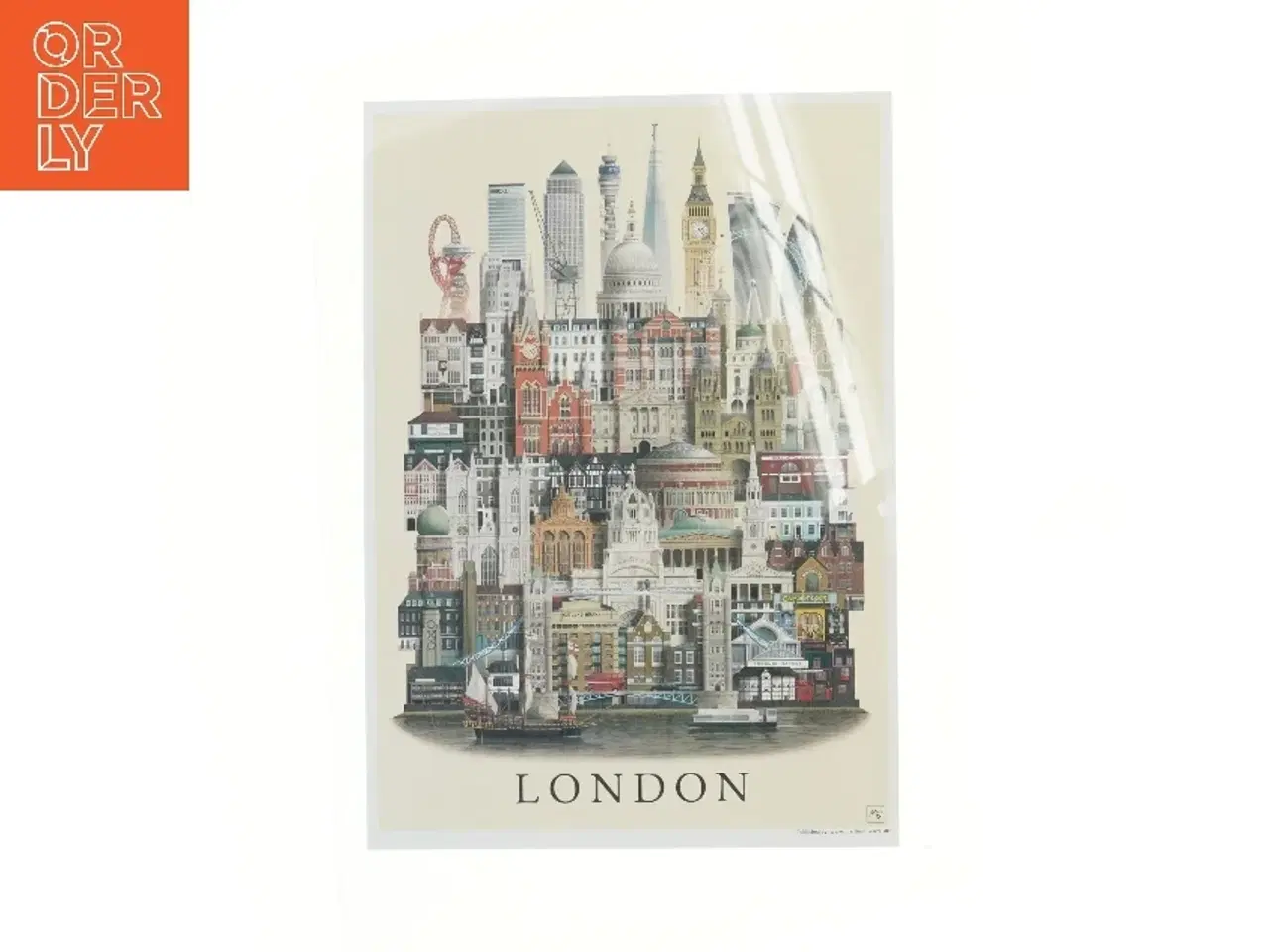 Billede 1 - Plakat med London motiv fra Martin Sshwartz (str. 30x42 cm)