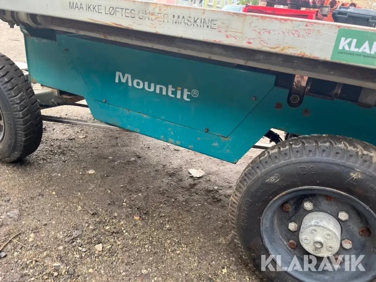 Billede 5 - Transport vogn Mountit Transittrolley med løfte funktion