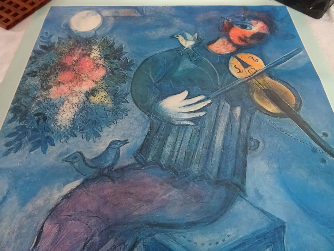 Billede 2 - March Chagall 2 stk >Klokketårnet + Viol