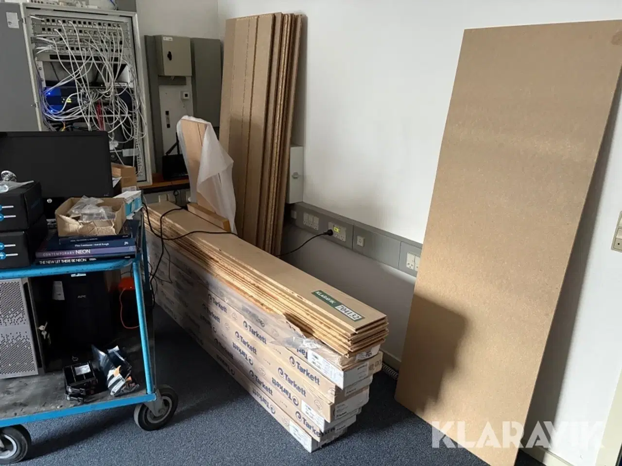 Billede 1 - Trægulv og sporplader