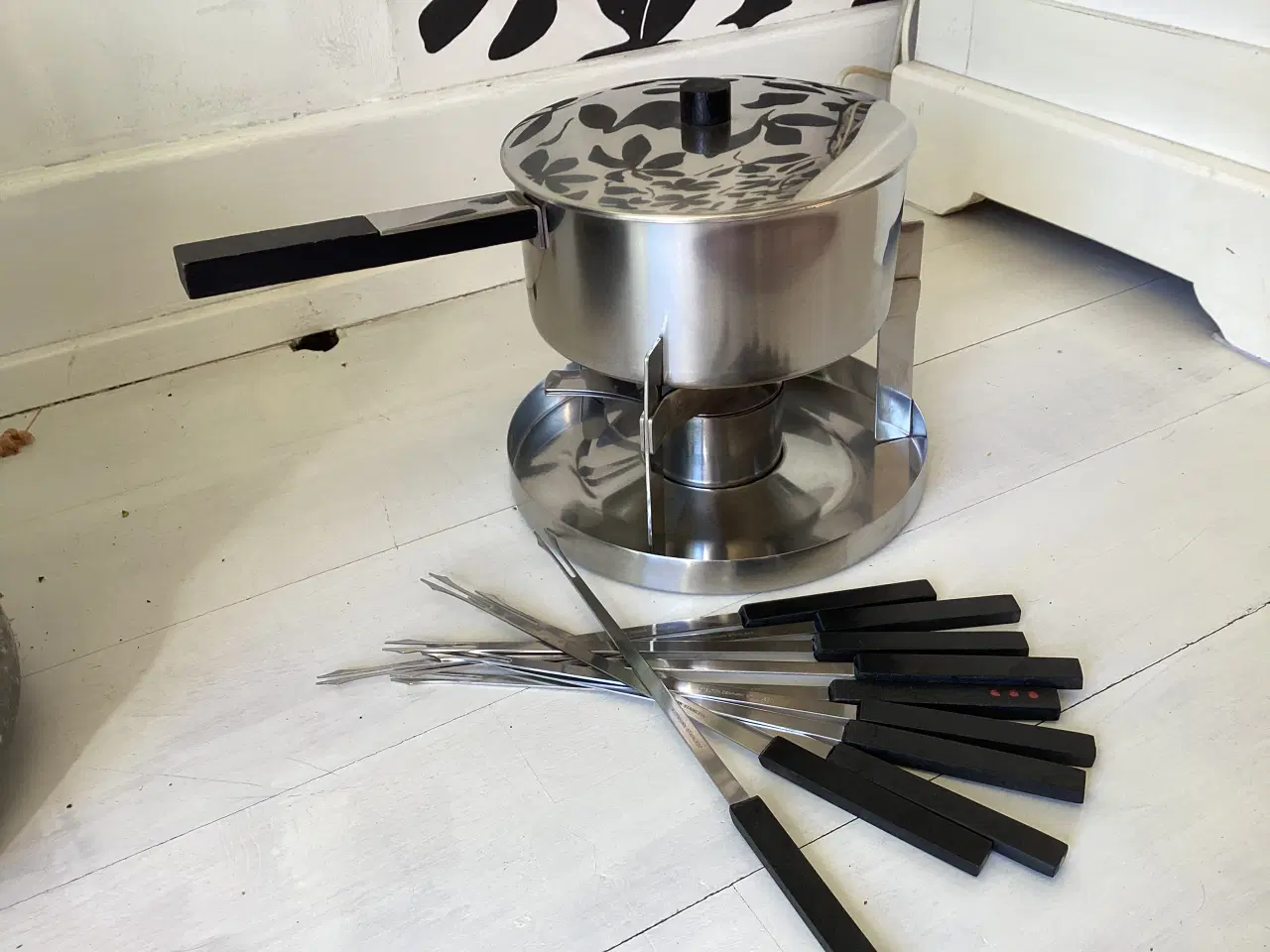 Billede 1 - Steltonfondue sæt med gafler