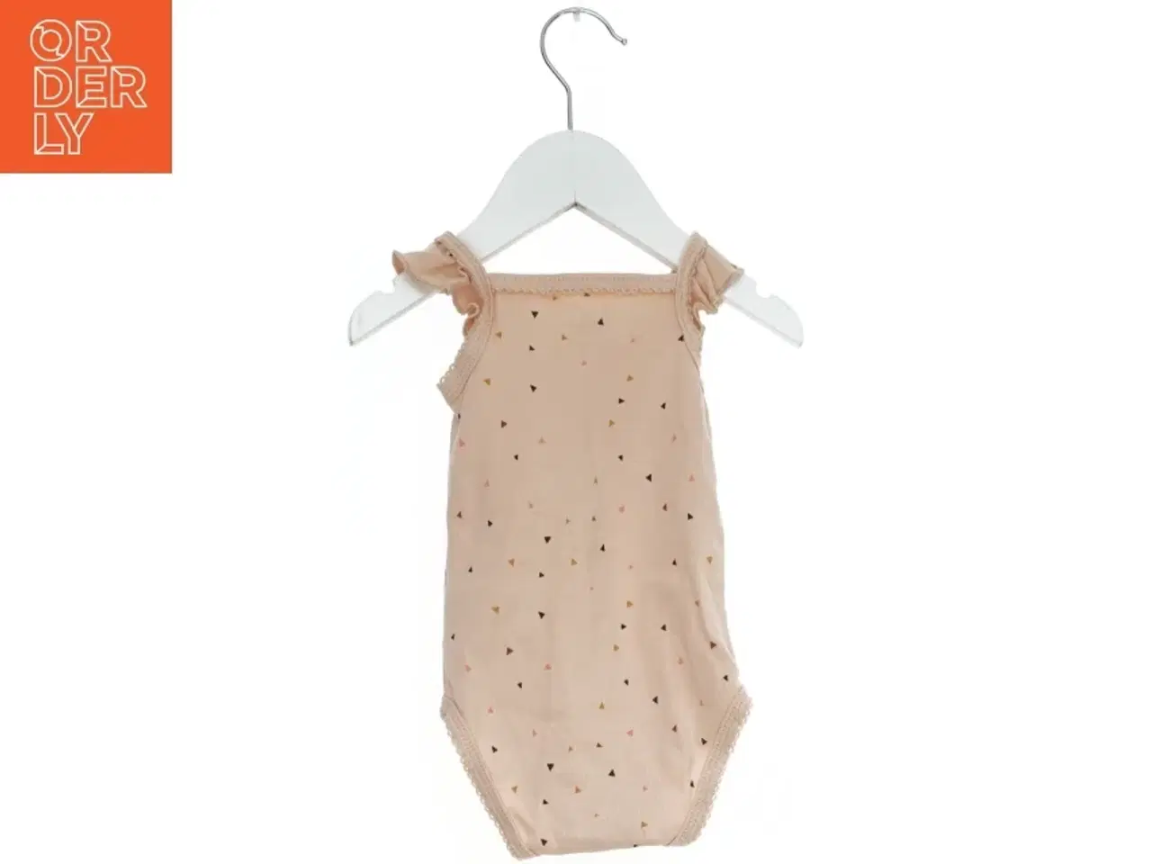 Billede 2 - Lyserød bodystocking med triangulært mønster fra Petit (str. 74)
