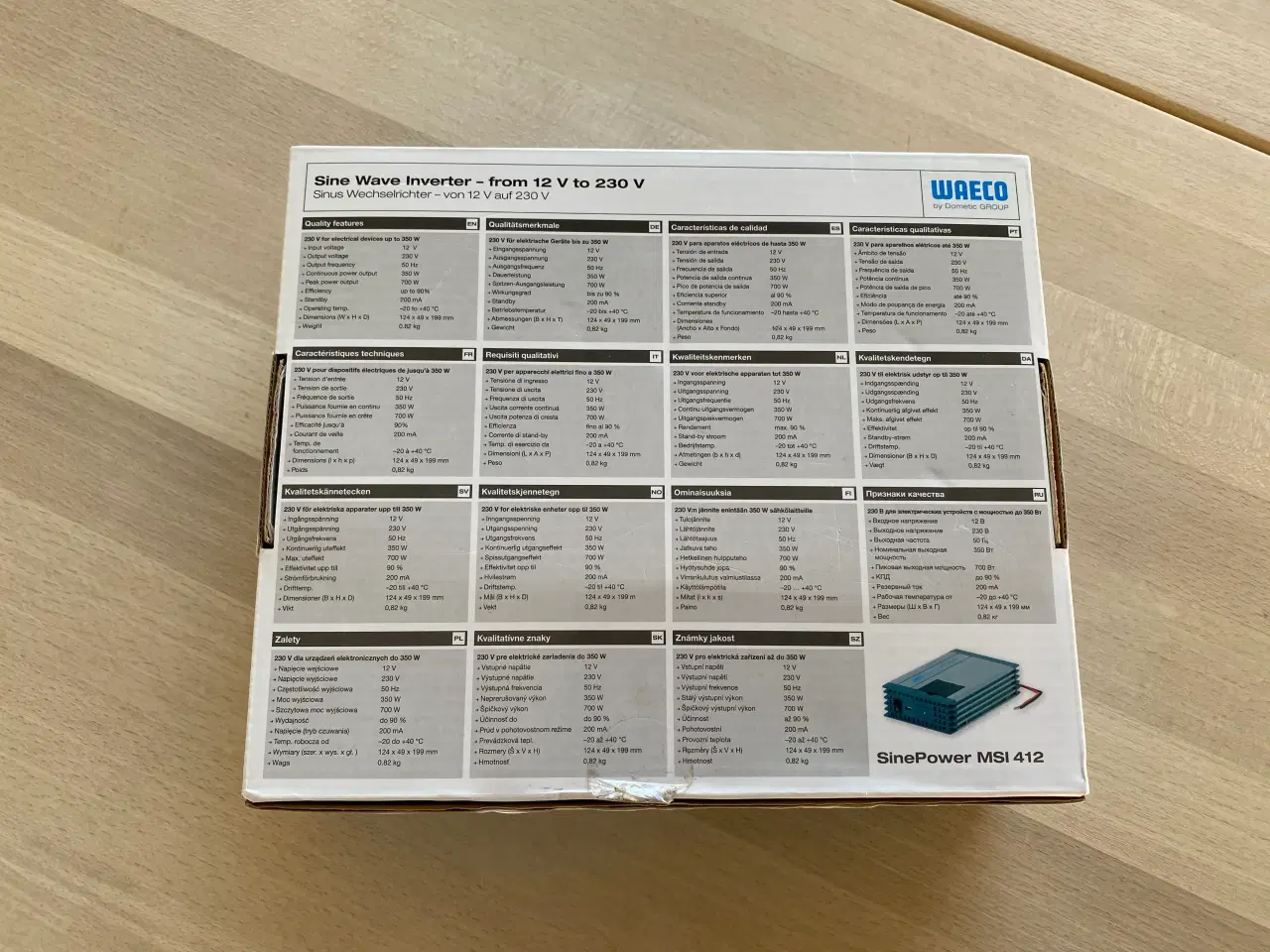 Billede 3 - Waeco Sinus Inverter MSI 412. HELT NY.