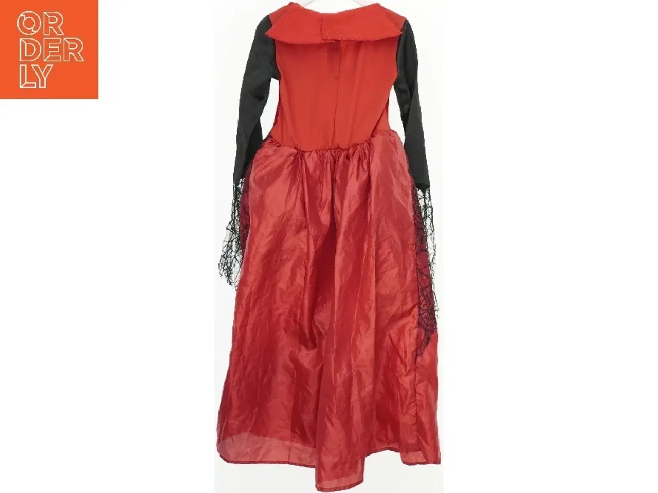 Billede 2 - Udklædningskjole med edderkoppespind (str. 128)