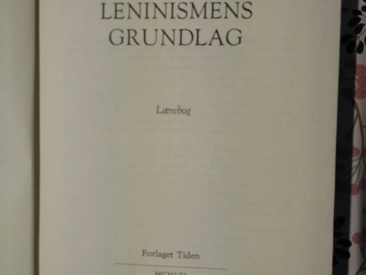 Billede 2 - Marx/Leninismens grundlag 