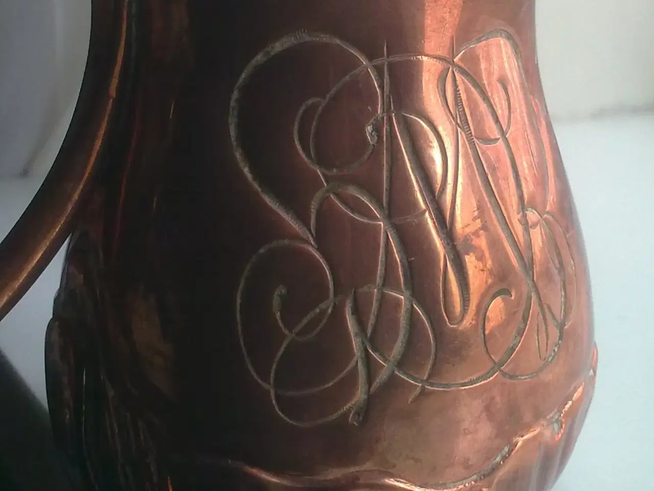 Billede 11 - Kobber gørtler UNIKA & messing granat & viking fad