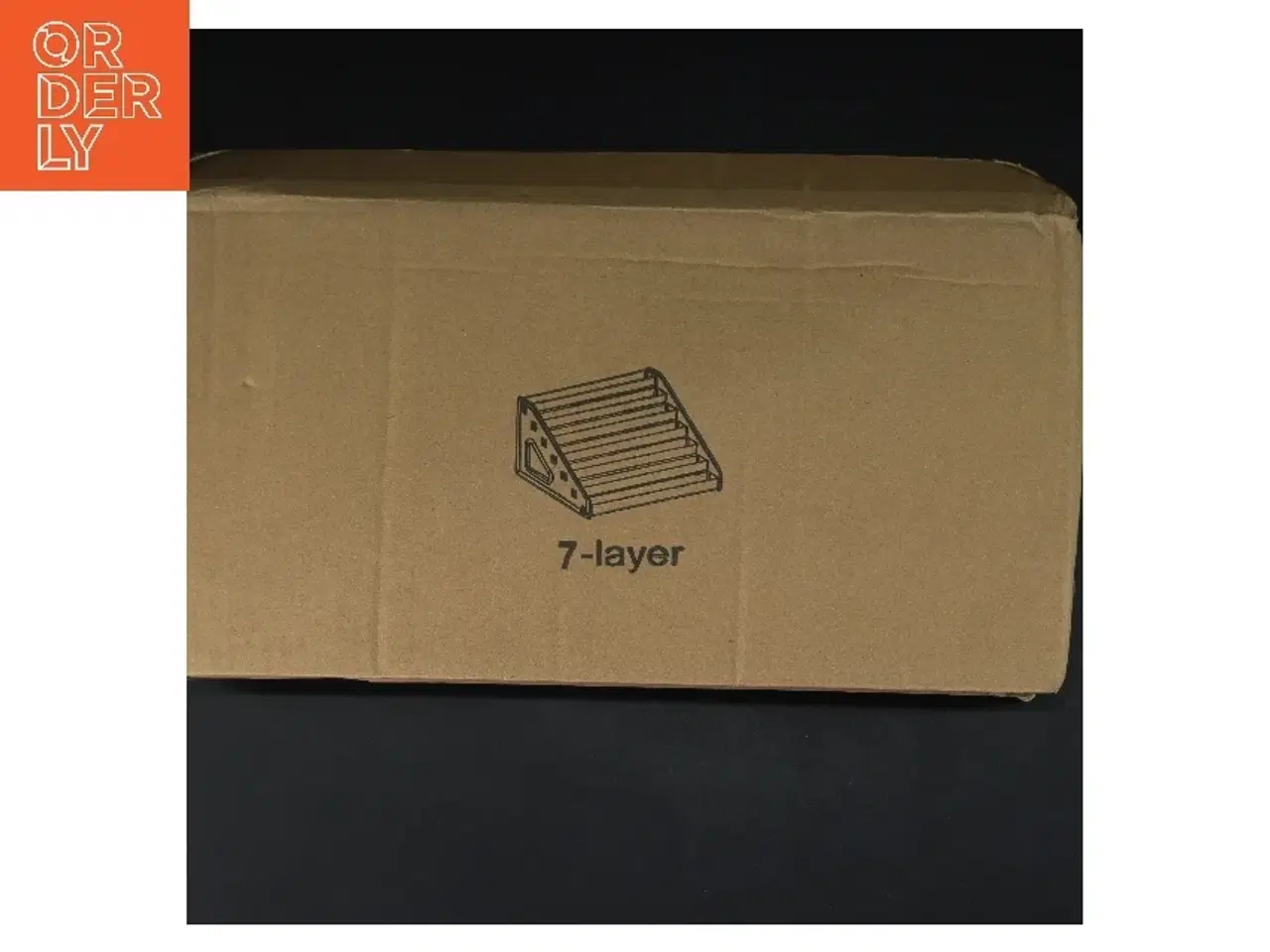 Billede 1 - 7-lags akryl hylde orgainsator (str. 30,5 cm)