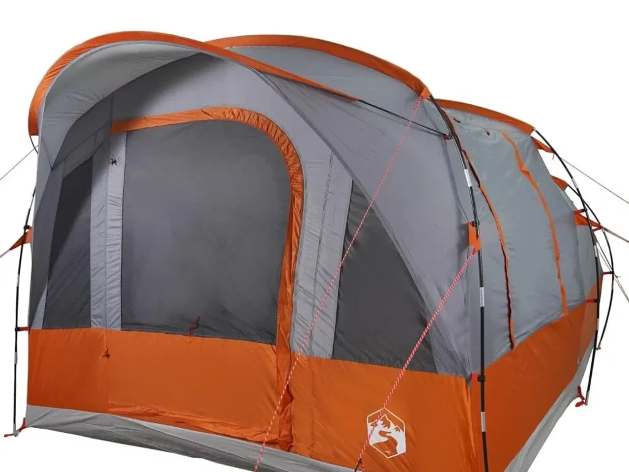 Billede 2 - 3-personers campingtelt vandafvisende grå og orange