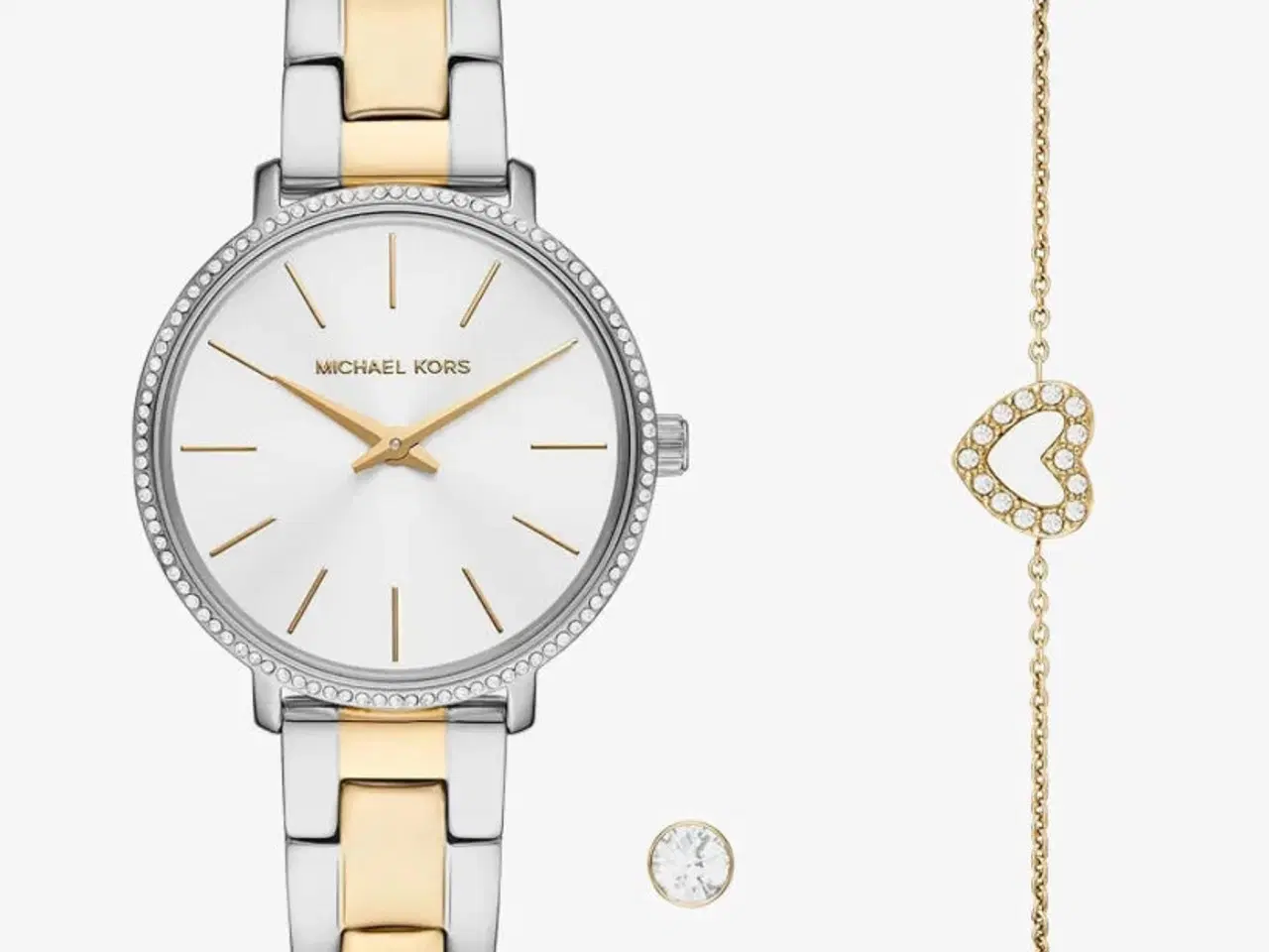 Billede 1 - Michael Kors dame ur inkl armbånd og øreringe