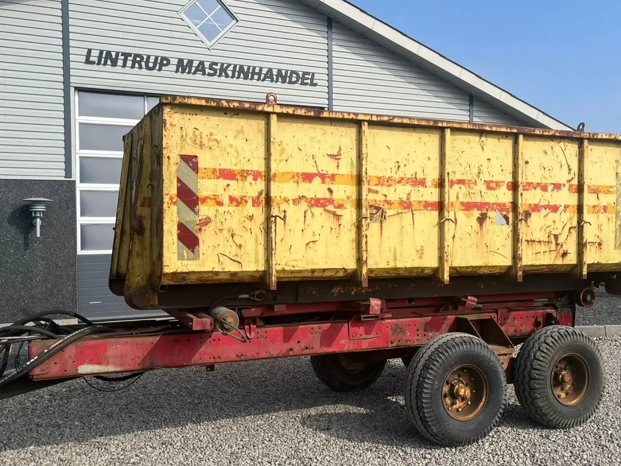 Billede 2 - - - - Wirehejsvogn Med 5m container