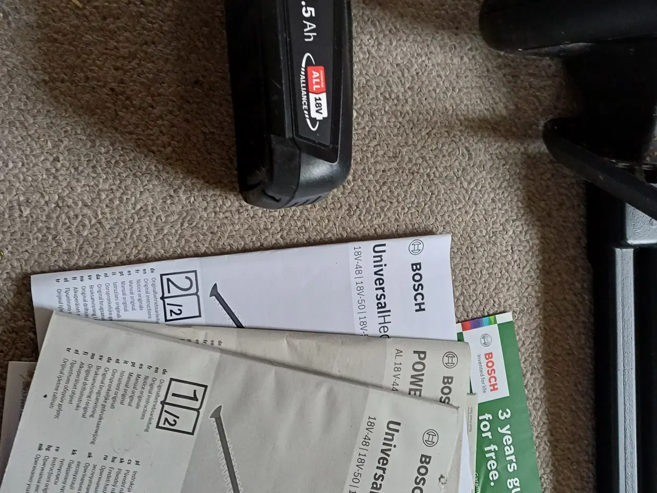 Billede 3 - Bosch hækkeklipper inkl. Lader og 2 batterier 