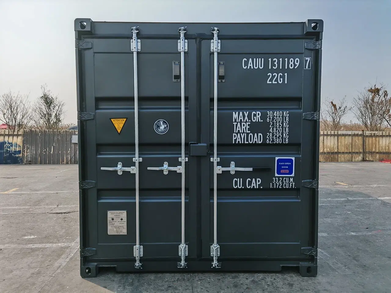Billede 1 - 20 fods ny container med små ridser