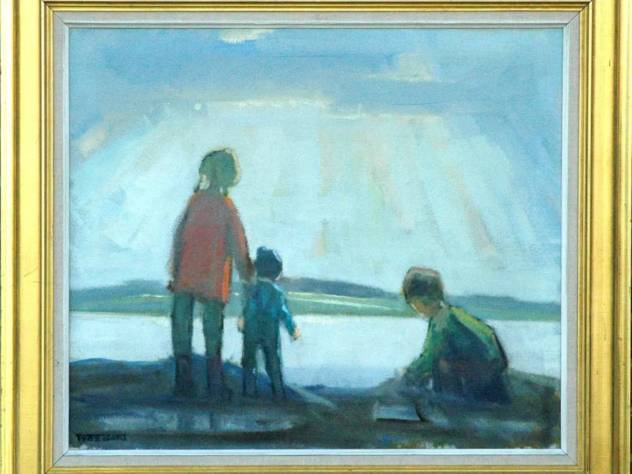 Billede 1 - Maleri af Thomas Tråsdahl (1925-2002)