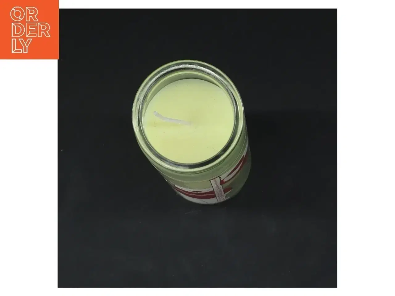 Billede 3 - Julelys i glas med bjørnemotiv fra Det Gamle Apotek (str. Ø 5,5 cm højde 21 cm)