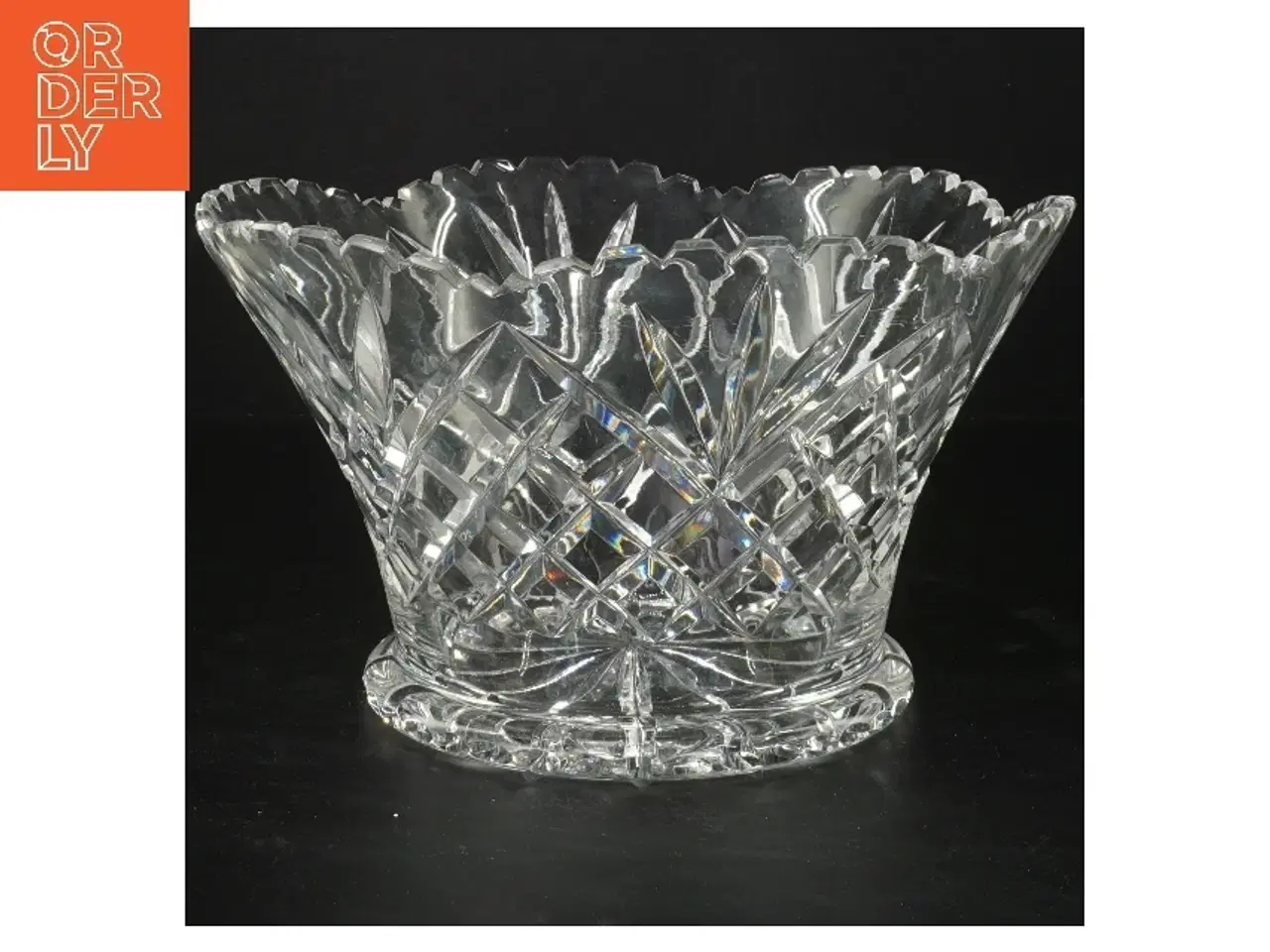 Billede 1 - Krystal skål (str. Ø 25 cm)