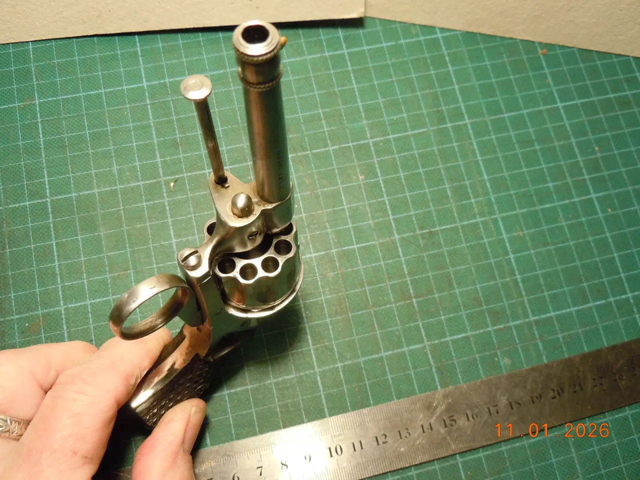 Billede 1 - Revolver Cyclon 1889 kal. 22. 10 skuds cylinder.