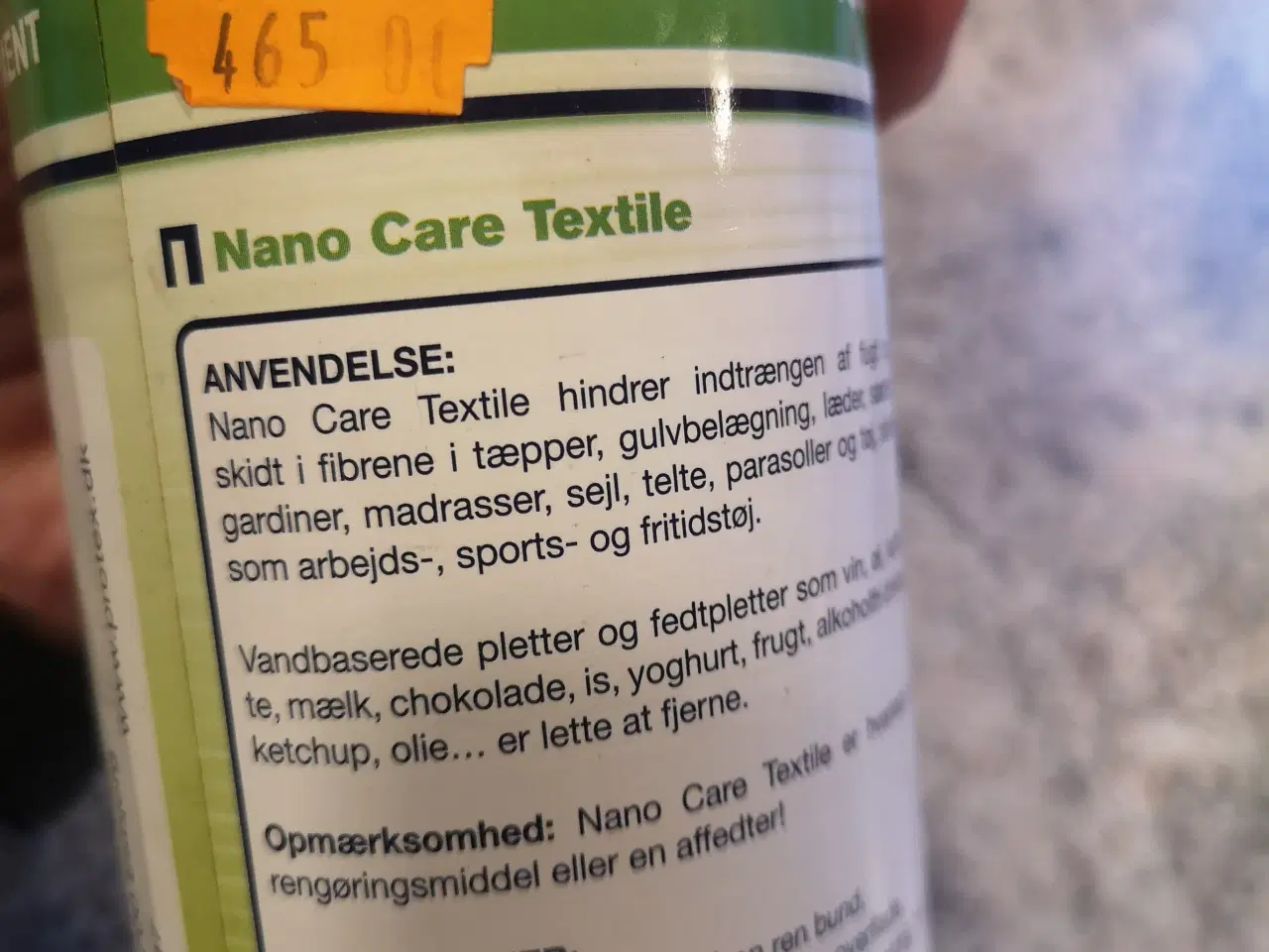 Billede 3 - Nano care tekstil imprægnering 