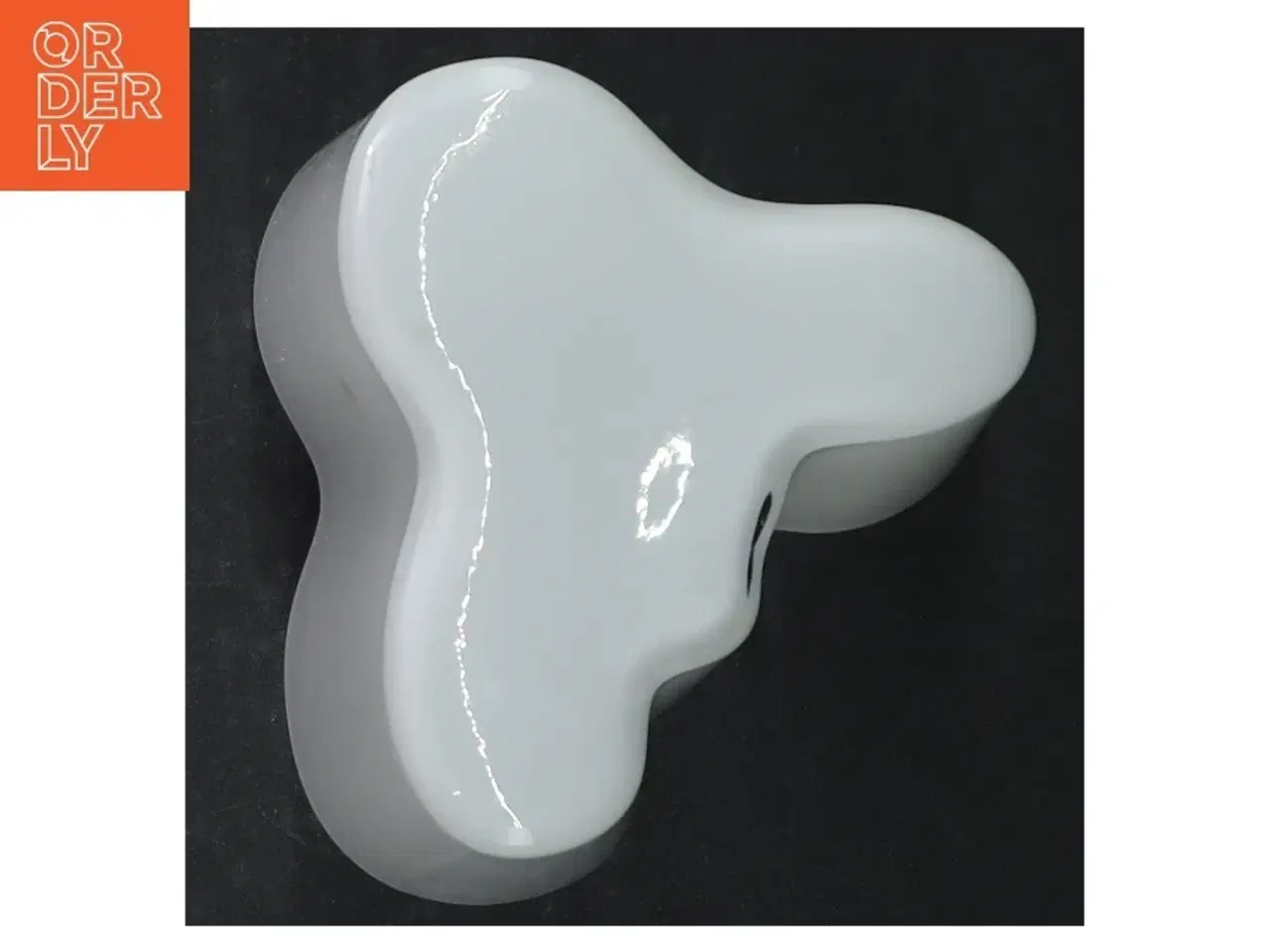 Billede 2 - Hvid Aalto glasvase (str. H. 9,5 cm)