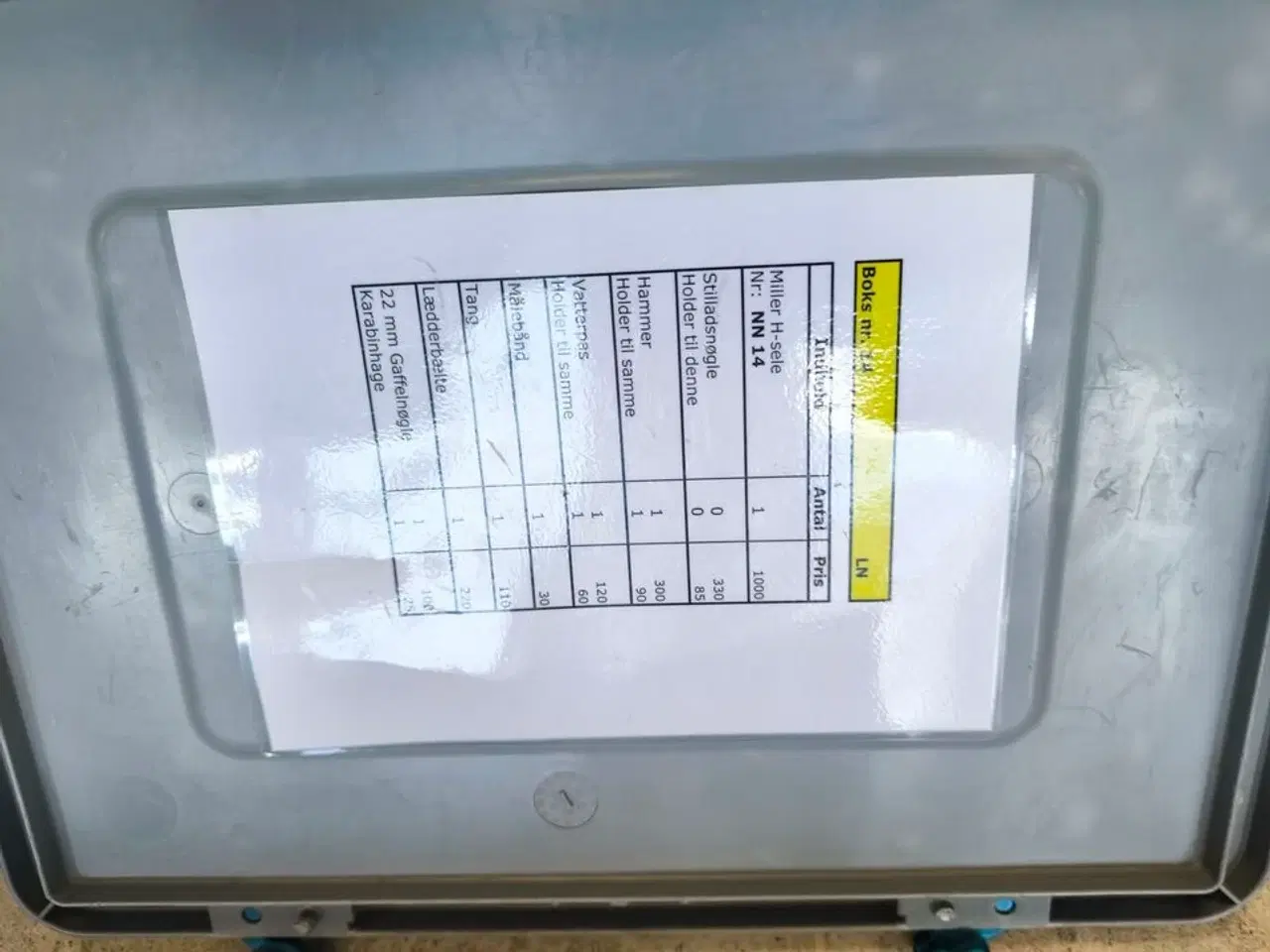 Billede 4 - Kasse m. sikringsgrej samt div.