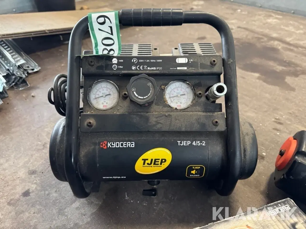 Billede 9 - Sømpistol - Kompressor Tjep GRF34/105 - 4/5-2