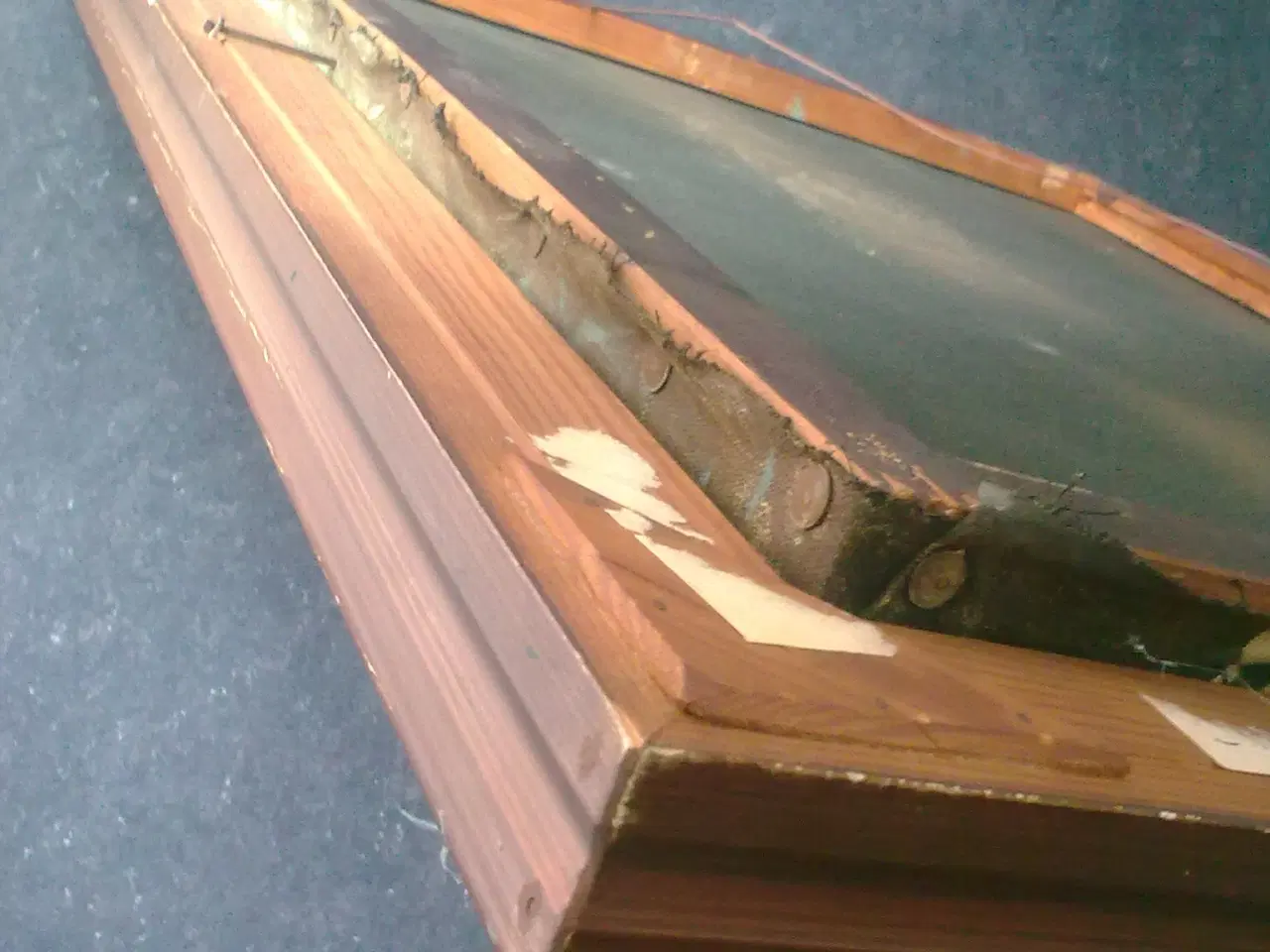 Billede 7 - Grønland 1952 Inuit oliemaleri