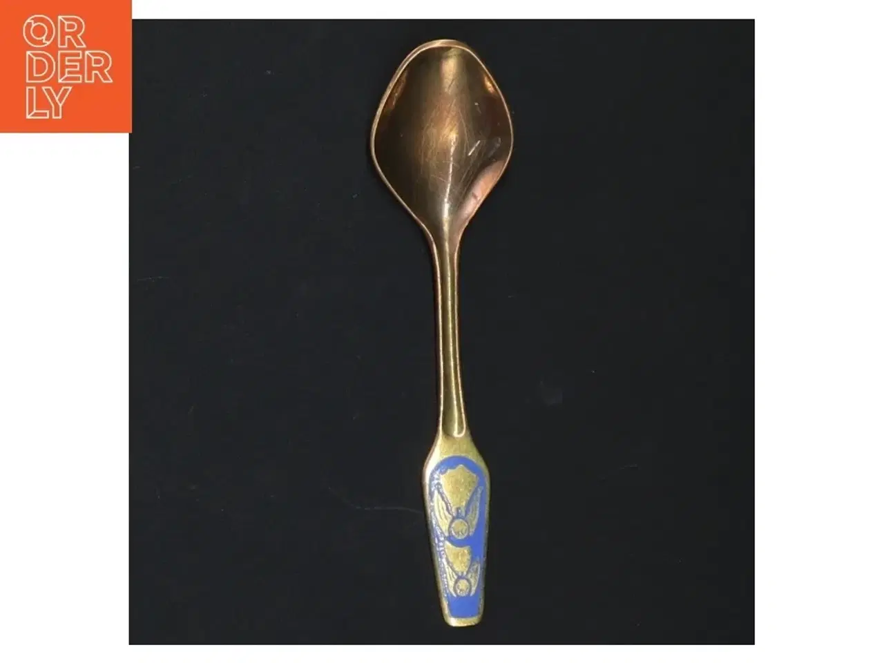 Billede 3 - Antik metalske med blåt emblem fra Meka Denmark (str. Længde, 11 cm)