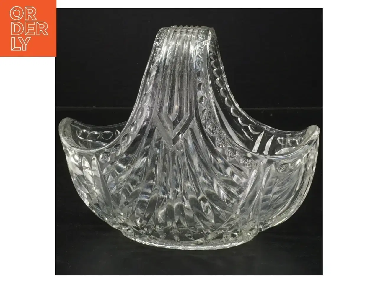 Billede 1 - Klassisk krystal skål (str. 21x17 cm)fra holmegaard