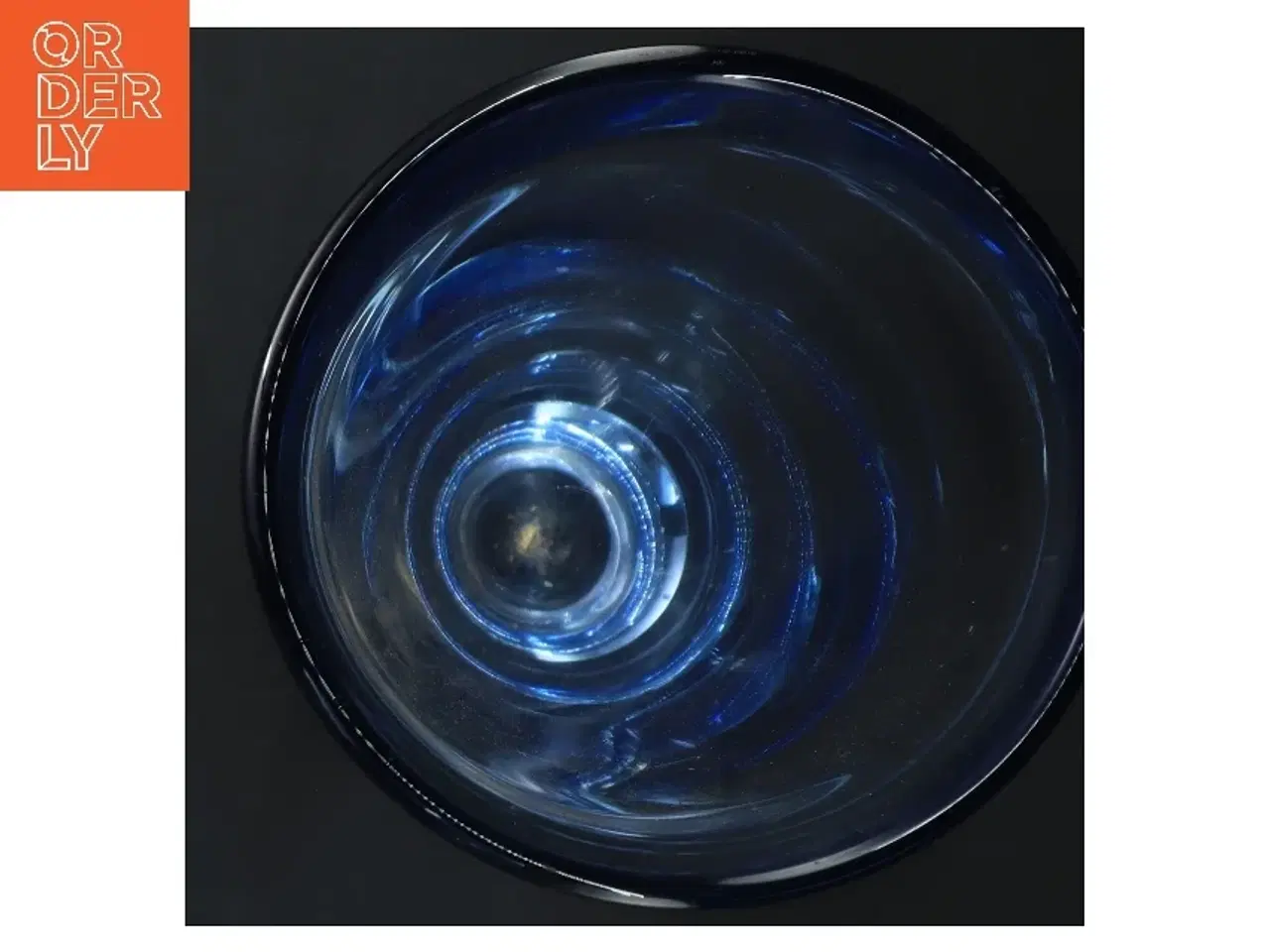 Billede 2 - Smuk Holmegaard Akva Thule vase – 25 cm (str. Ø 14 cm Længde 25 cm)