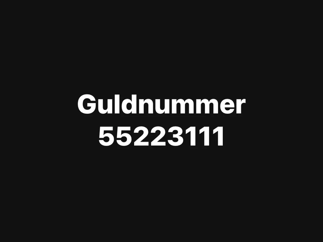 Billede 1 - Guldnummer 