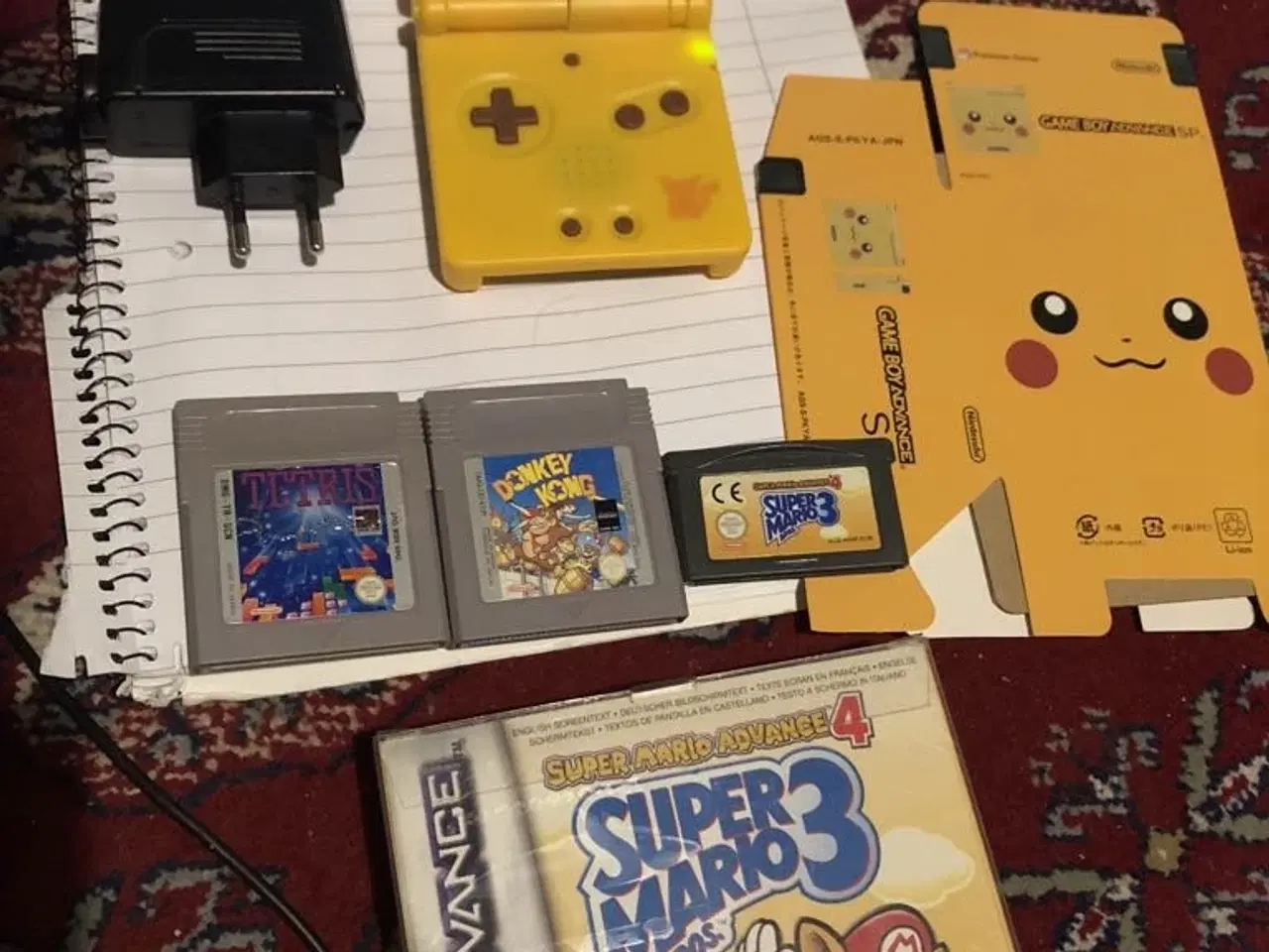 Billede 1 - Game Boy Advance SP + Tetris, Donkey Kong + Super