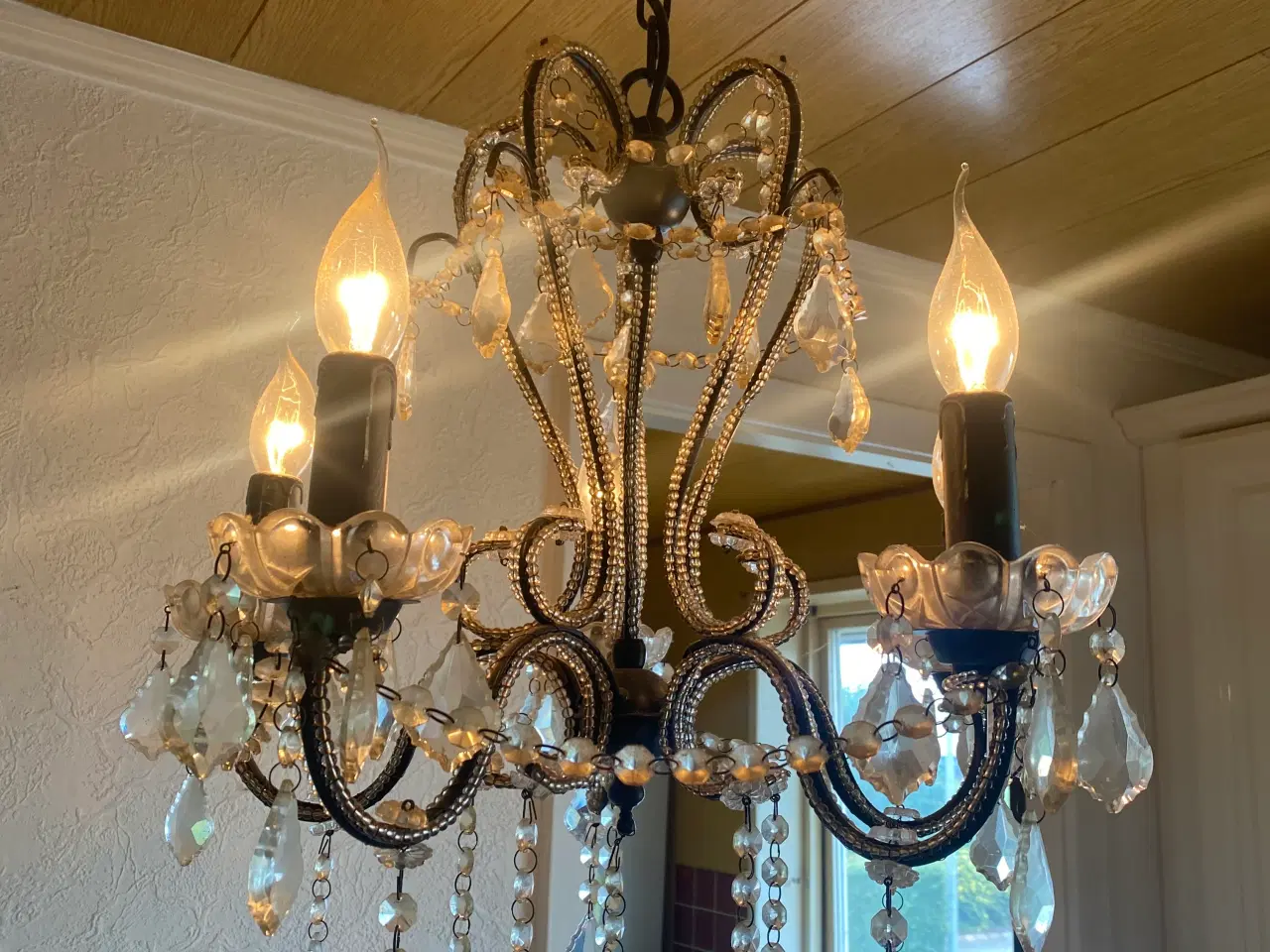 Billede 1 - Loftslampe med prismer