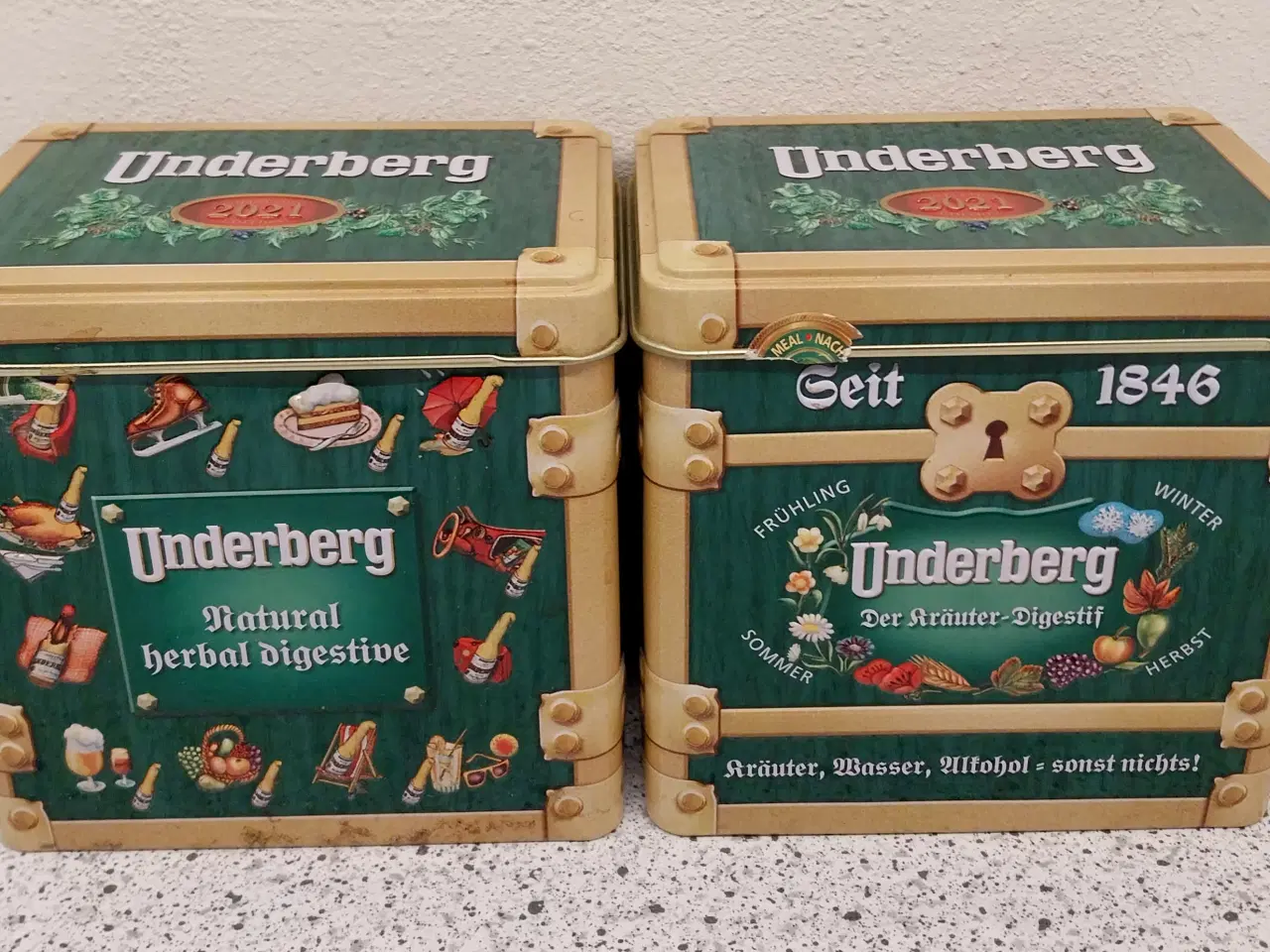 Billede 4 - Underberg årsdåser / metaldåser 25 stk.