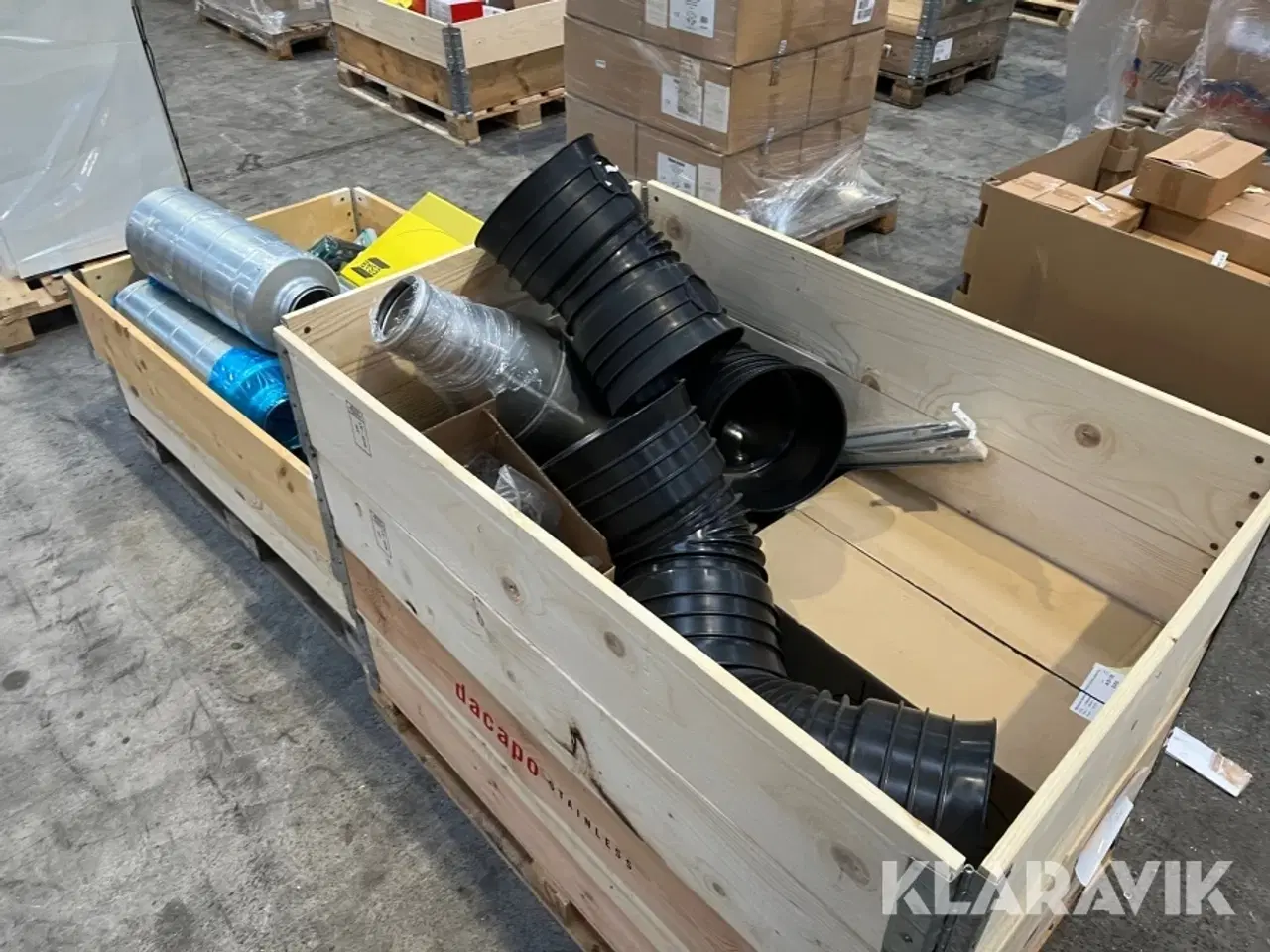 Billede 3 - Lot - rottespærre, lyddæmpere, svejsetråd og øvrigt - 2 paller