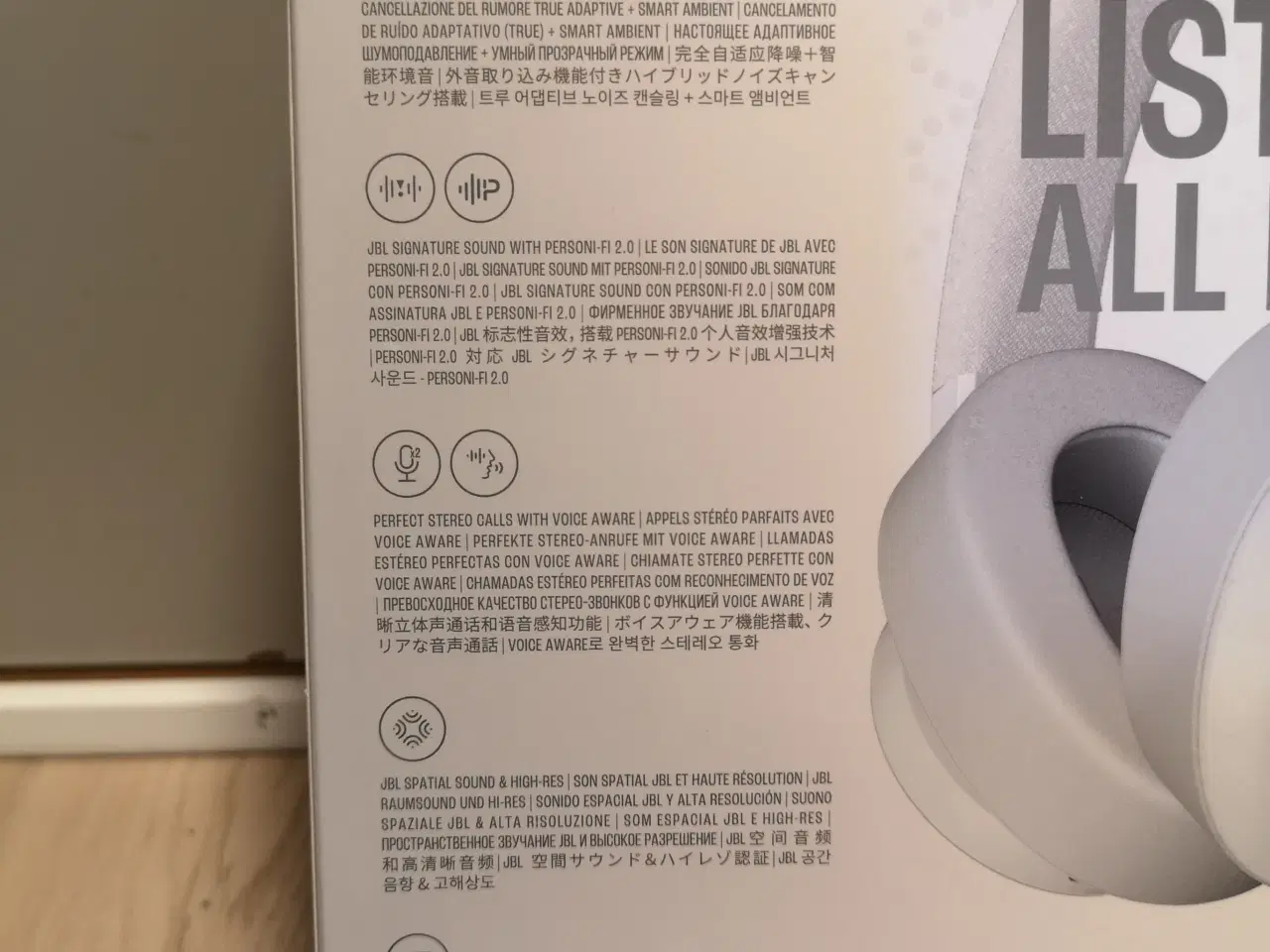 Billede 3 - JBL Live 770NC trådløse around-ear høretelefoner.