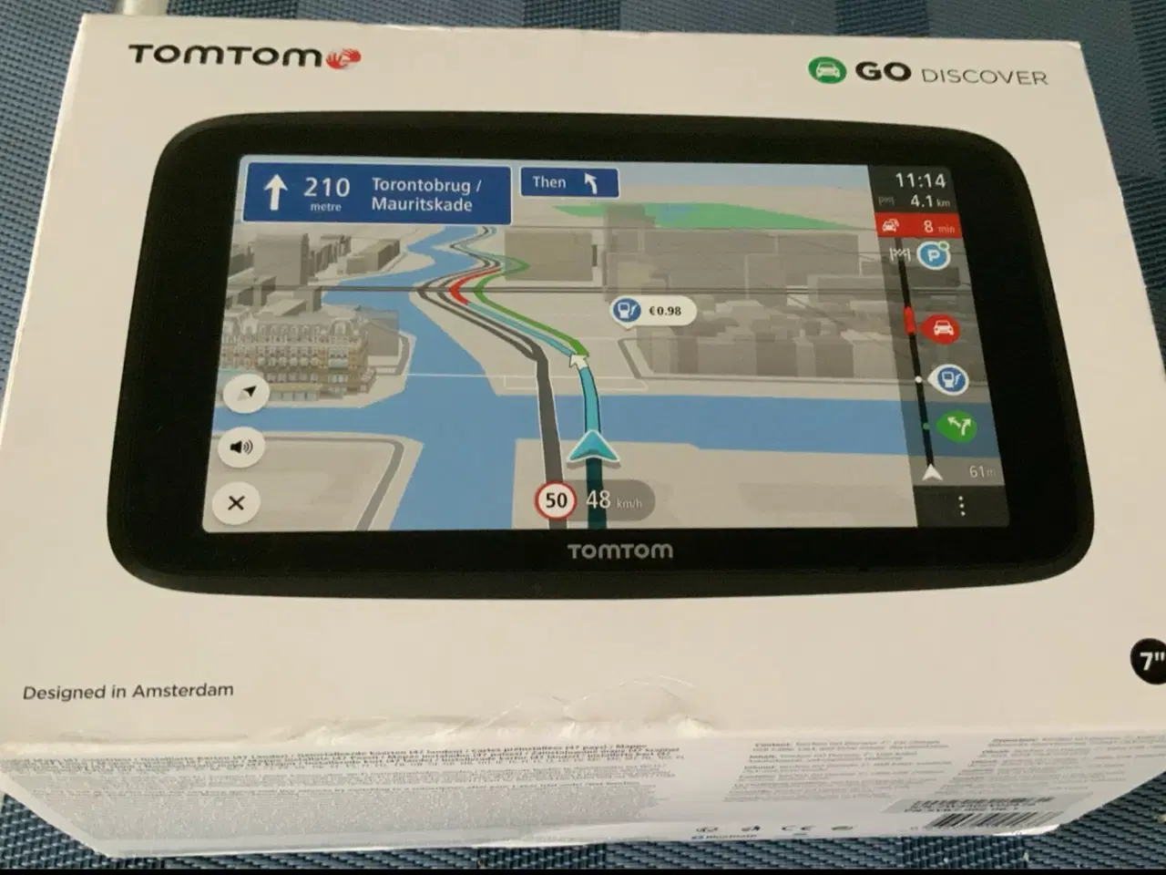 Billede 1 - Brugt kun en gang TomTom Go Discover 7" med google