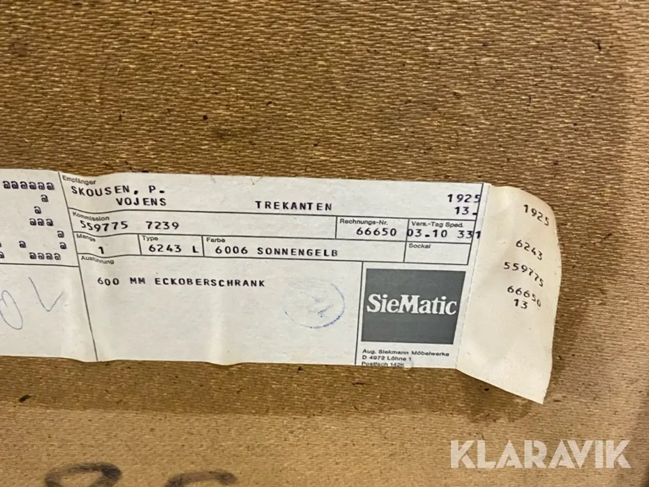 Billede 3 - Retro køkken Siematic 6006 Sonnengelb