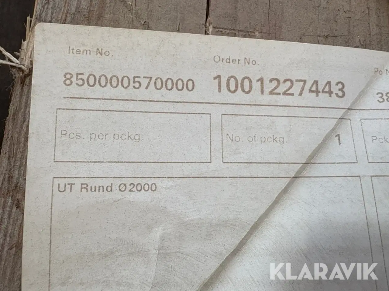 Billede 3 - Mødeborde Duba B8 UT rund Ø 2000 - 3 styk