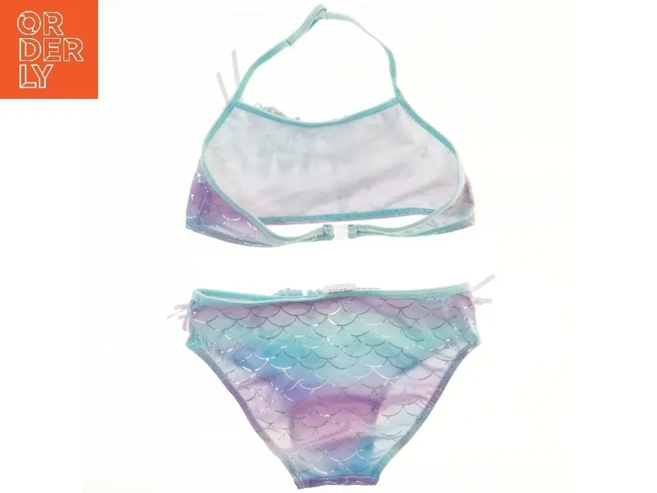 Billede 2 - Bikini med havfrue-skæl i turkis og lilla fra Jumbo (str. 152)
