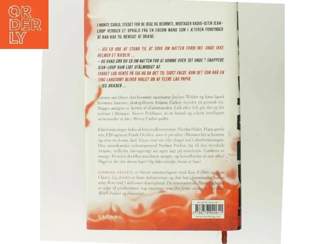 Billede 3 - Jeg dræber af Giorgio Faletti (Bog)