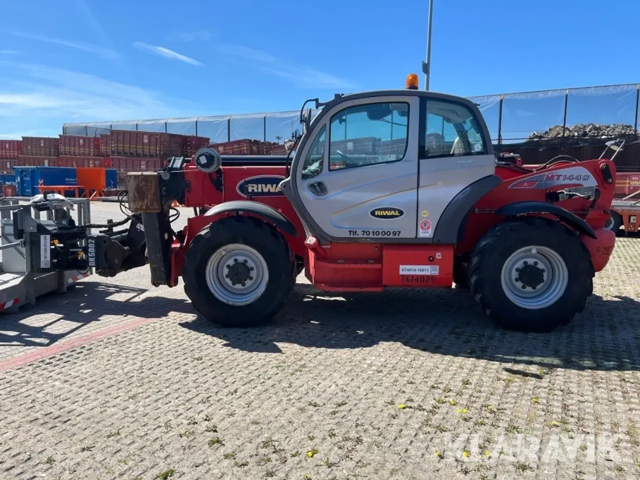 Billede 5 - Teleskoplæsser Manitou MT1440A ST3B med kurv pallegafler