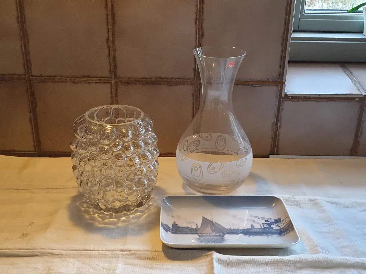 Billede 1 - Vase . karaffel - askebæger