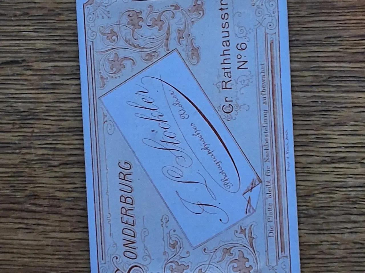 Billede 2 - Antik Fotografi. J. L. STöCKLER. SONDERBURG.