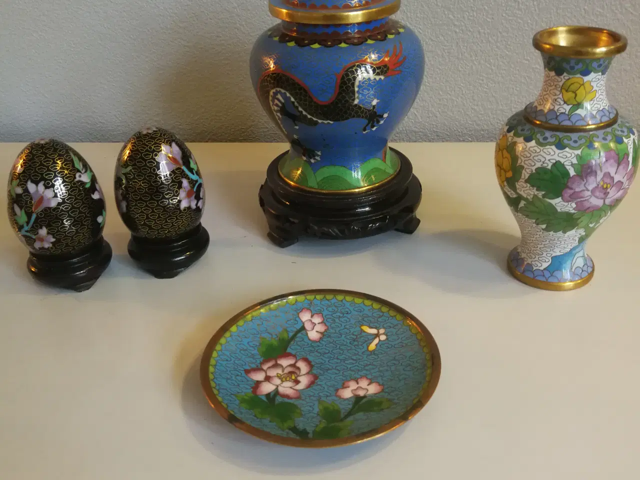 Billede 1 - Flot cloisonnes lot  