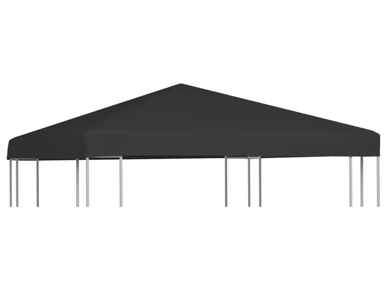 Billede 2 - Pavillontopdække 3x3 m 270 g/m² sort