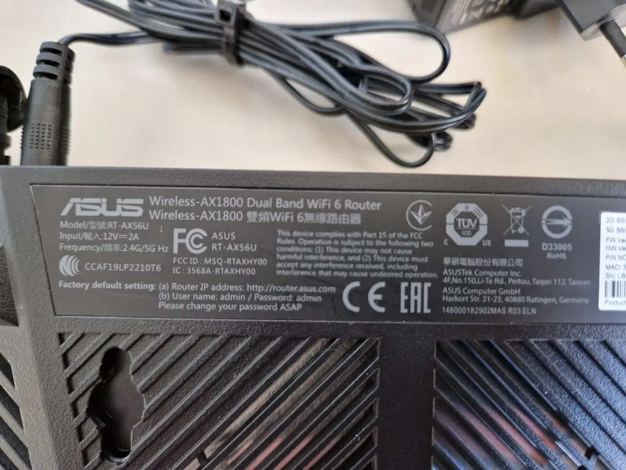 Billede 3 - Asus RT-AX56U Dual Band WiFi 6 router