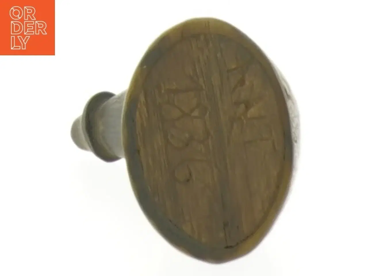 Billede 3 - Gammelt krudt hårn Dekorativt horn i træ (str. 14 cm)