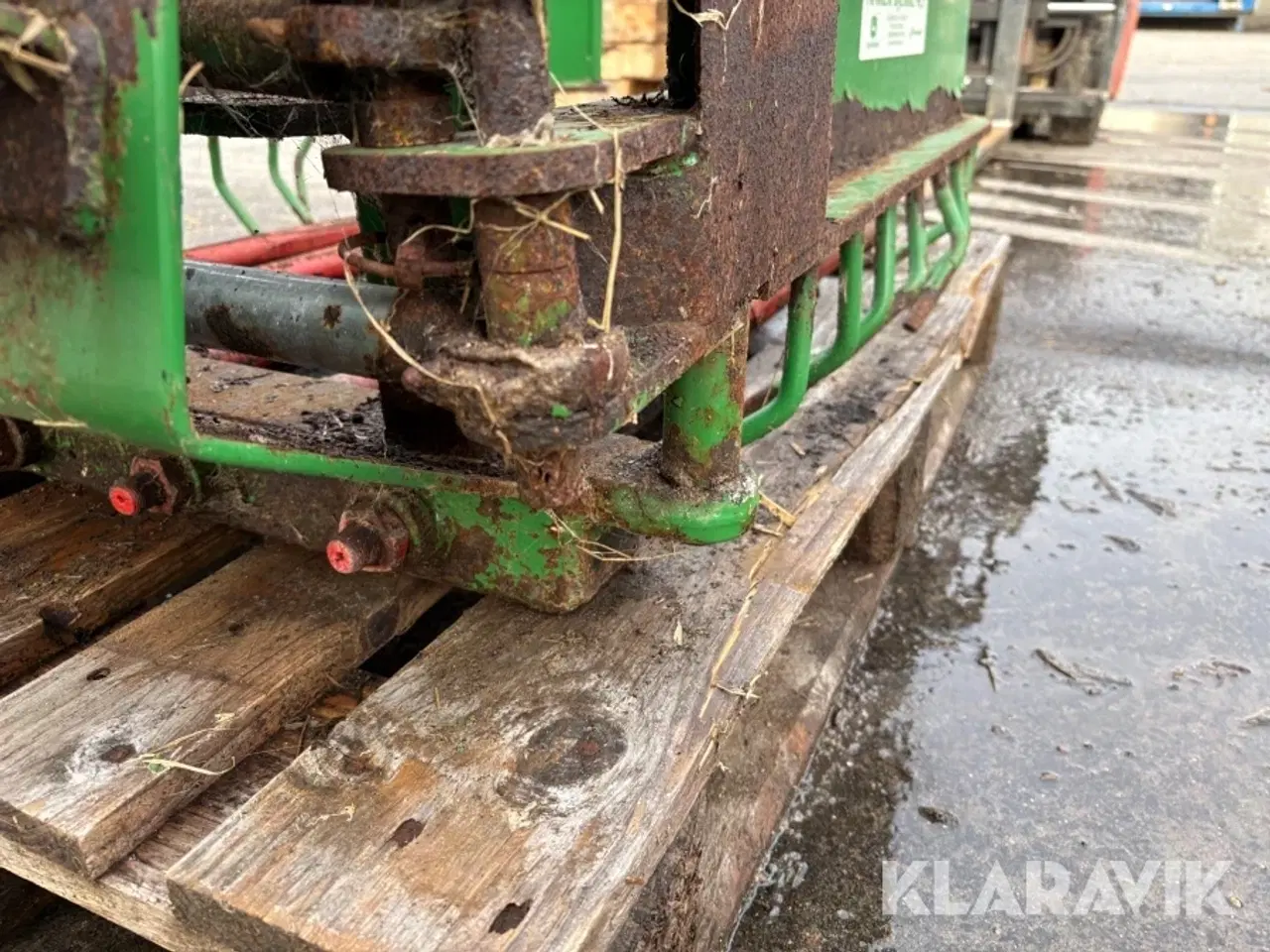 Billede 9 - Lot: halmopsamler og halmrive Aalborg maskinfabrik Opsamler og HRS 13 2 maskiner