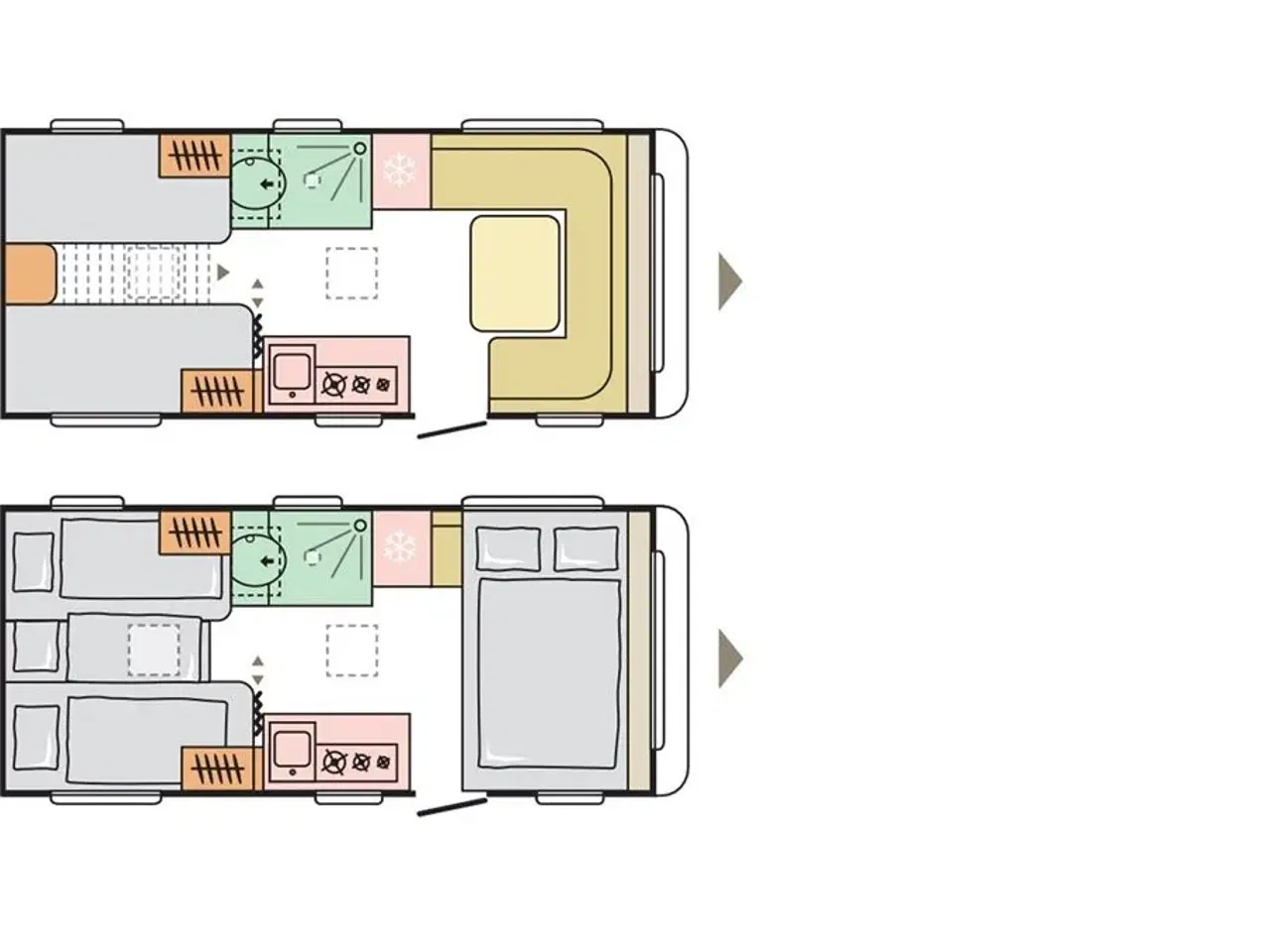 Billede 17 - 2021 - Adria Altea 502 UL   Velholdt enkeltsengsvogn